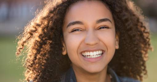 Teenager with Perfect Teeth